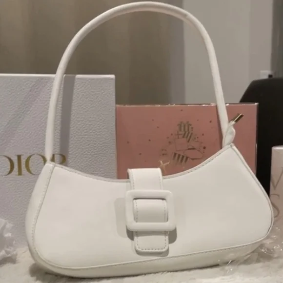 White Shoulder Bag - Picture 2 of 2